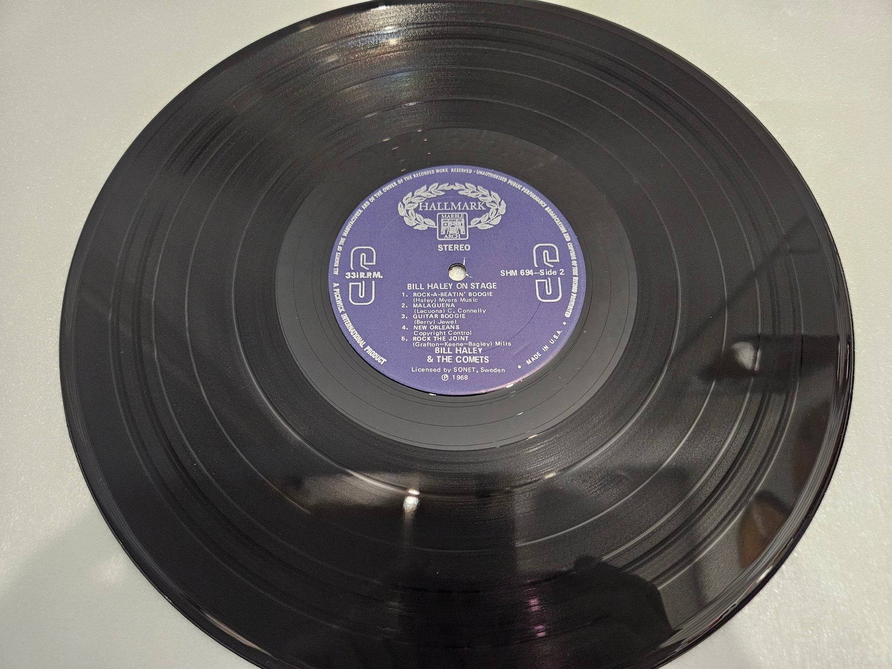 Dischi in vinile: Bill Haley And The Comets – Bill Haley On Stage – Usato da Uster venduto da Vinyl-Leidenschaft 4