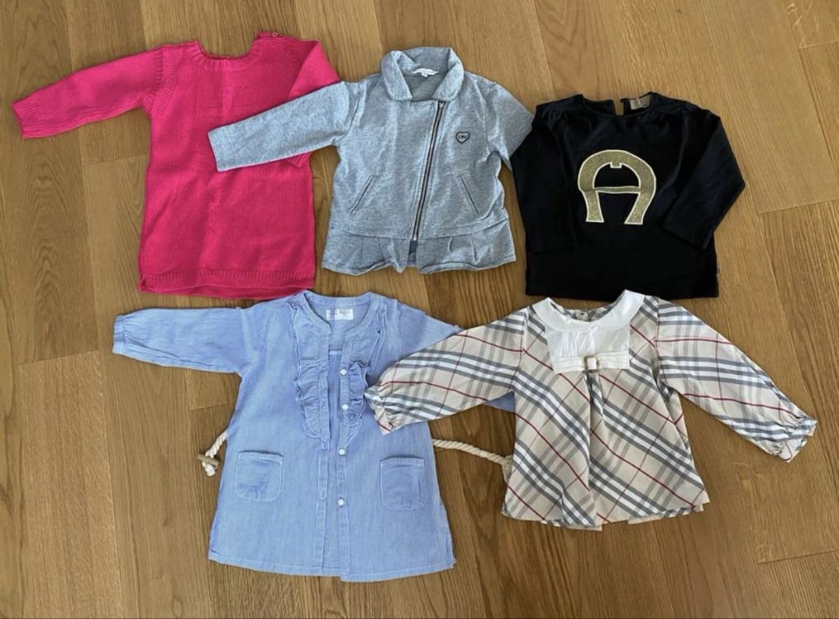 Lotti & Set di vestiti: Mädchenmode Bekleidungspakete 5-teilig Gr.86-92 – Usato da Genthod venduto da Tidus04