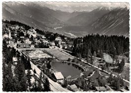 Montana-Vermala, vue d'avion, circulée 1961