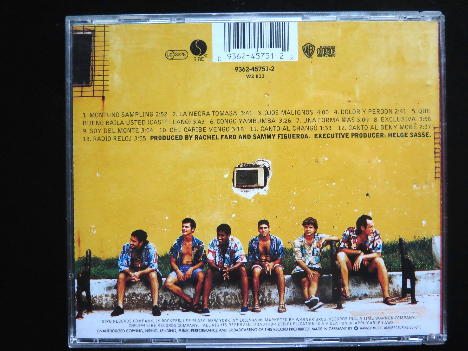 CDs: (p) CD VOCAL SAMPLING: Una forma mas, 1994 Kuba a cappella – Gebraucht aus Bern von Balzamico 1