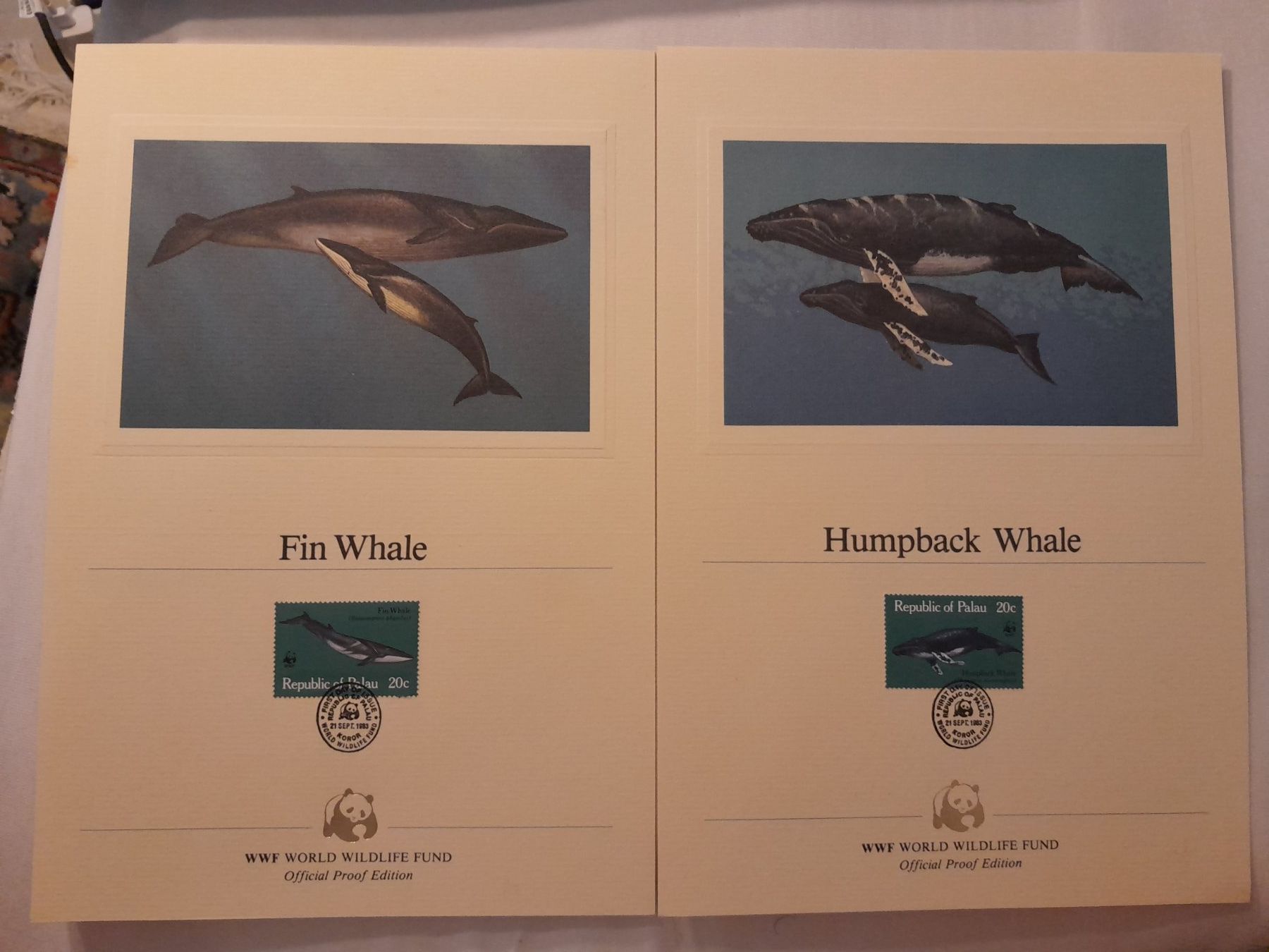 Tutti i francobolli: Palau WWF Whalen 1983 – Usato da Marly venduto da globetrotter1723
