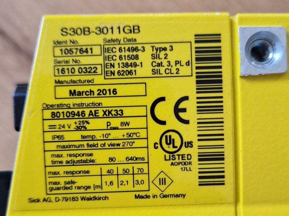 Scanner: Sick Sicherheits-Laserscanner – Nuovo (secondo la descrizione) da Rickenbach Sulz venduto da nasgul82 2