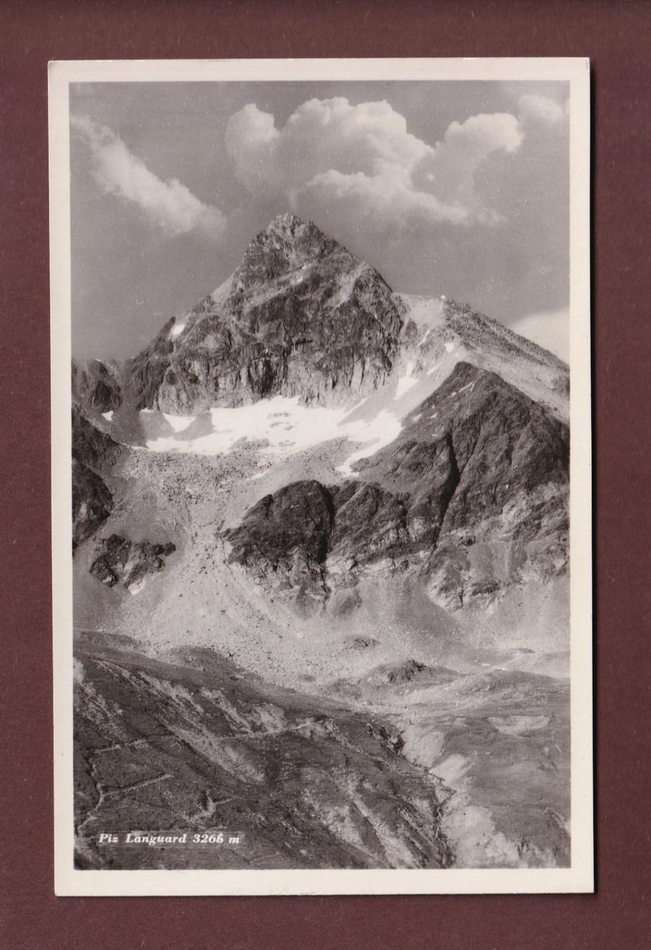 Ansichtskarten: PIZ LANGUARD - 1939 – Gebraucht aus Pully von nicecards-shop