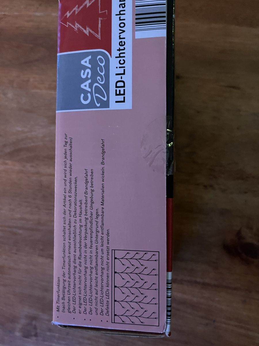 Ghirlande e barre luminose: LED Lichtervorhang Zweig – Nuovo e nell'imballaggio originale da Dietikon venduto da Ute7092 2
