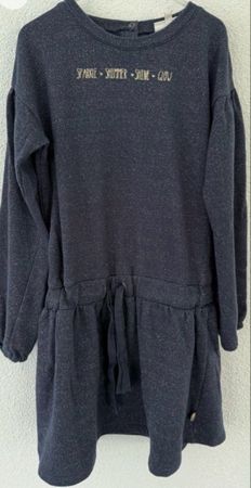 Pomp de lux Kleid Gr. 134/140 Glitzer Top Zustand!