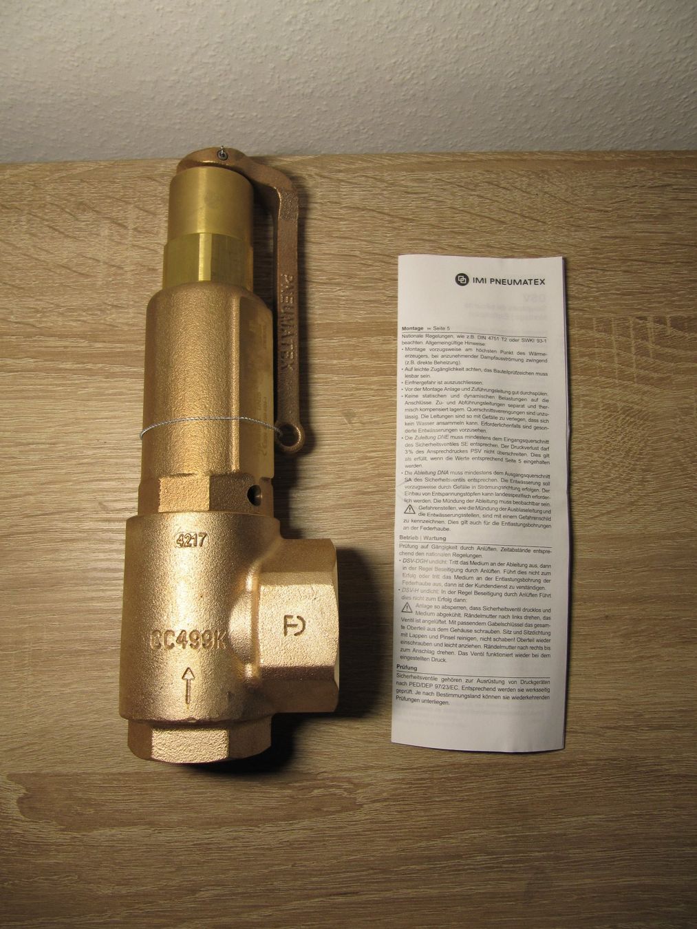Radiatori: Sicherheitsventil   IMI Hydronic Engineering DSV 25-6.0 DGH – Nuovo (secondo la descrizione) da Basel venduto da Kuba2 4