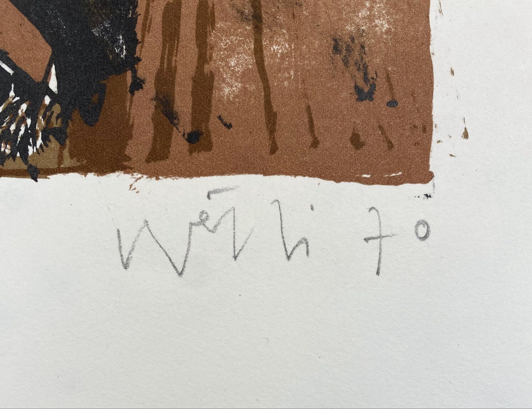 Grafica & Litografie: Hugo Welti, Lithografie, 1970 – Nuovo (secondo la descrizione) da grenchen venduto da Belarte 1