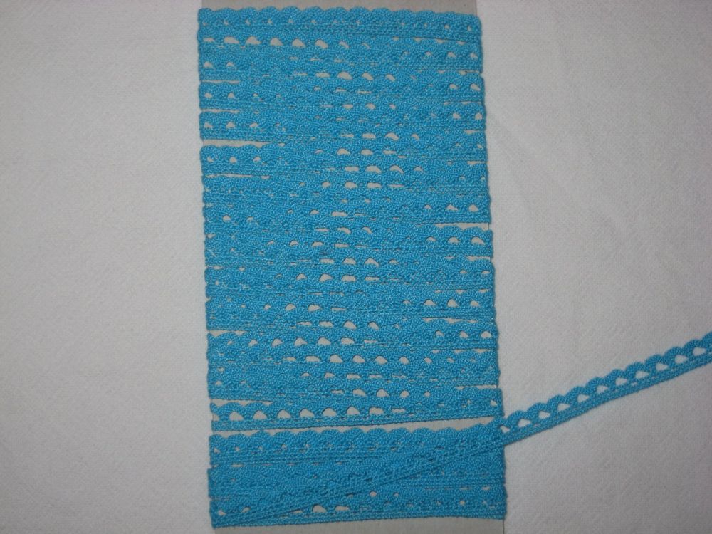 Schwarzes Baumwollband Mit Häkelspitze 2,5cm - 5m Vintage-Spitzenband Für Nähen Und Basteln