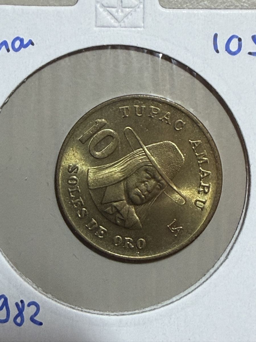 Tutti le monete: Pérou - 10 sols - 1982 – Usato da Payerne venduto da Mike1682