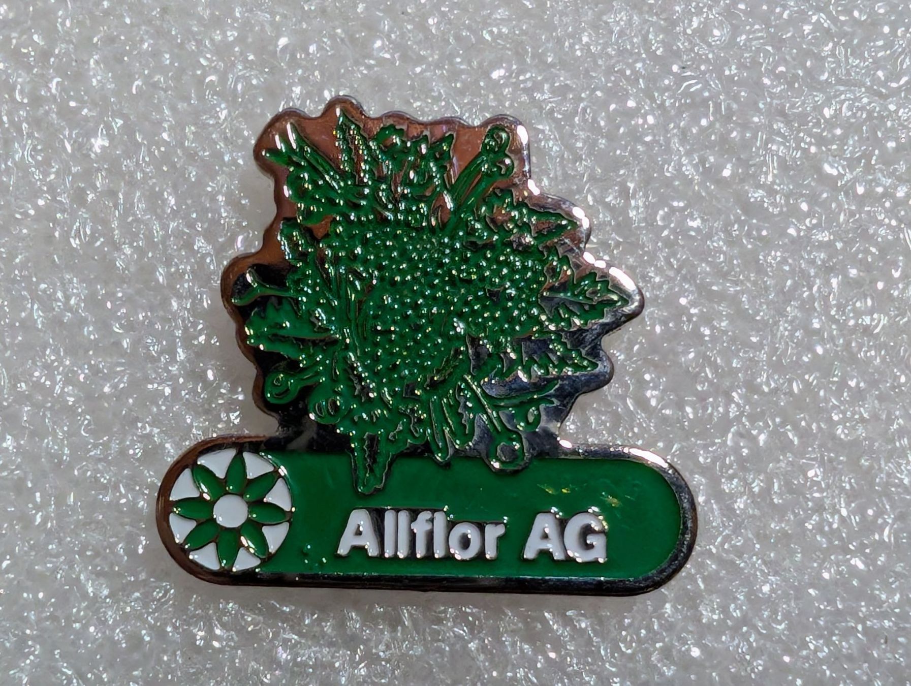 Plaketten & Abzeichen: Ansteckpin 260: Allflor AG – Gebraucht aus Oppligen von Pin-Fall-Shop