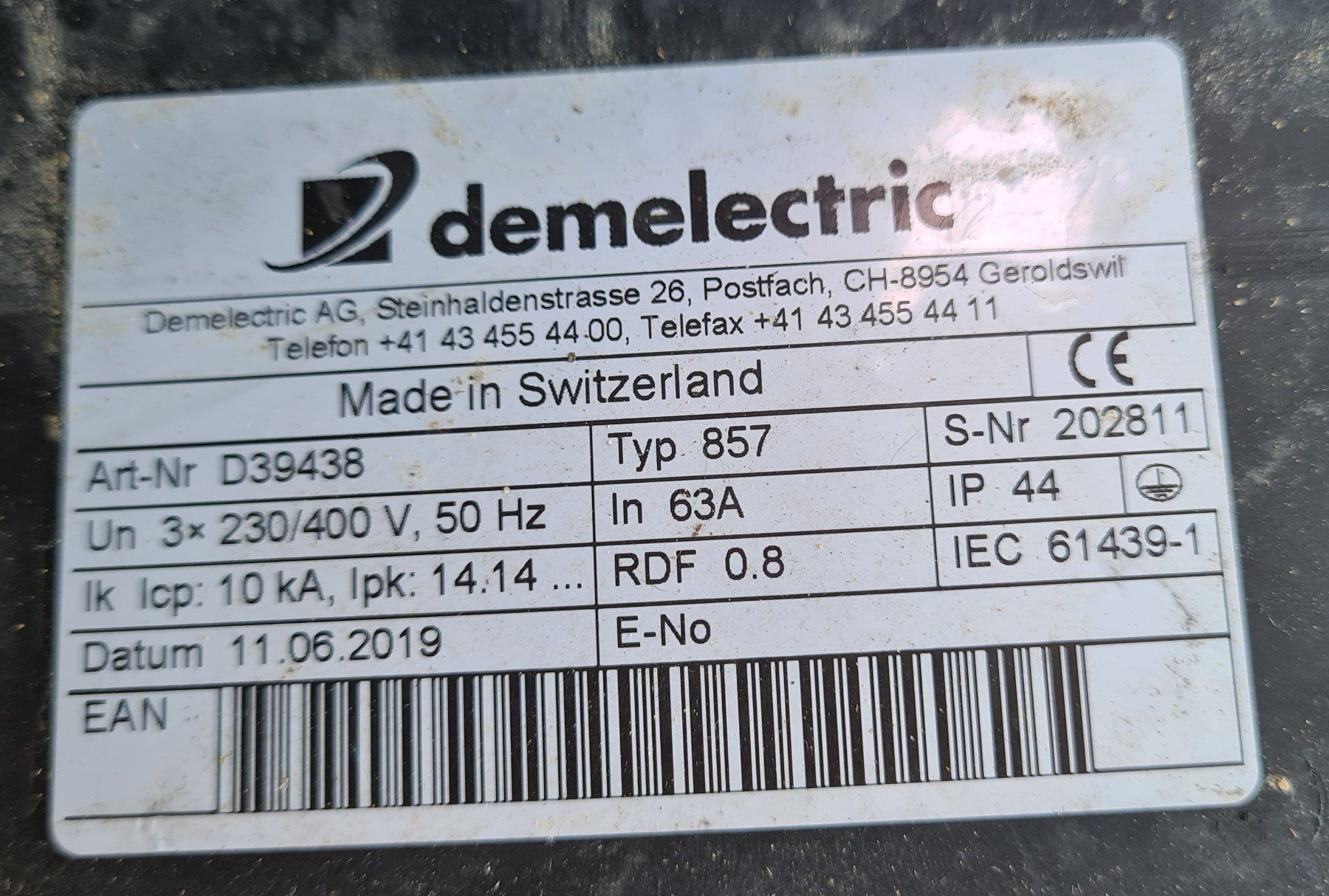 Elektrotechnik: Stromverteiler Set CEE63-5, CEE32-5, CEE16-3 demelectric – Gebraucht aus Arlesheim von Vivien0 2