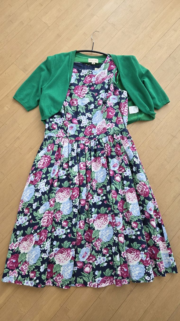 Vestiti: Blumiges Sommer Kleid Gr.40 & passende Jacke – Nuovo (secondo la descrizione) da Hausen am Albis venduto da pear04 1
