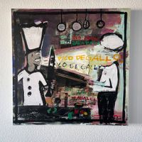 Neo Expressionism Kunst Modern Urban Chef Küche Kitchen Bild