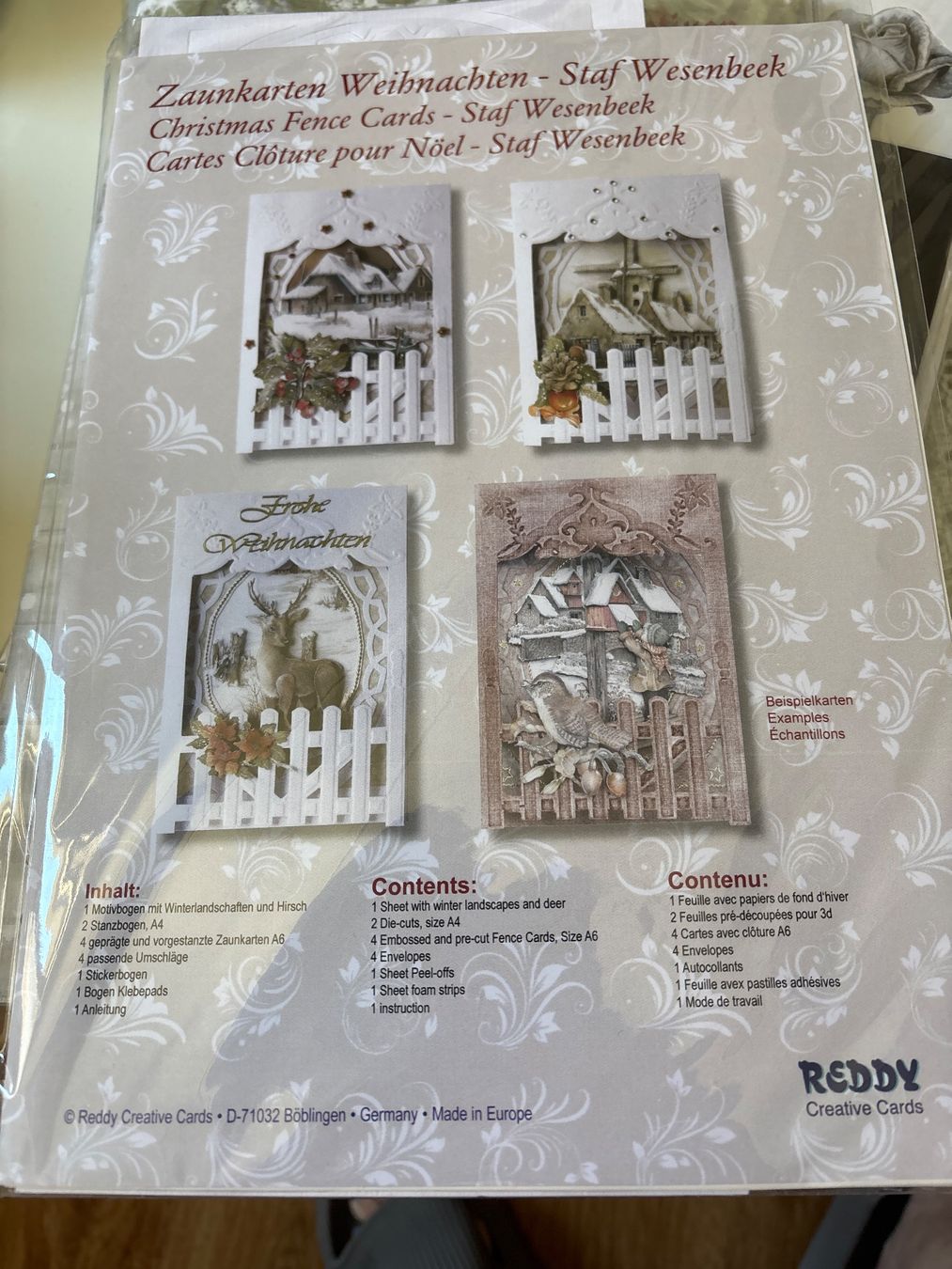 Bastelsets: 16x 3D-Karten zum basteln – Neu und originalverpackt aus Amriswil von SCHLOSSGEISTLI 1