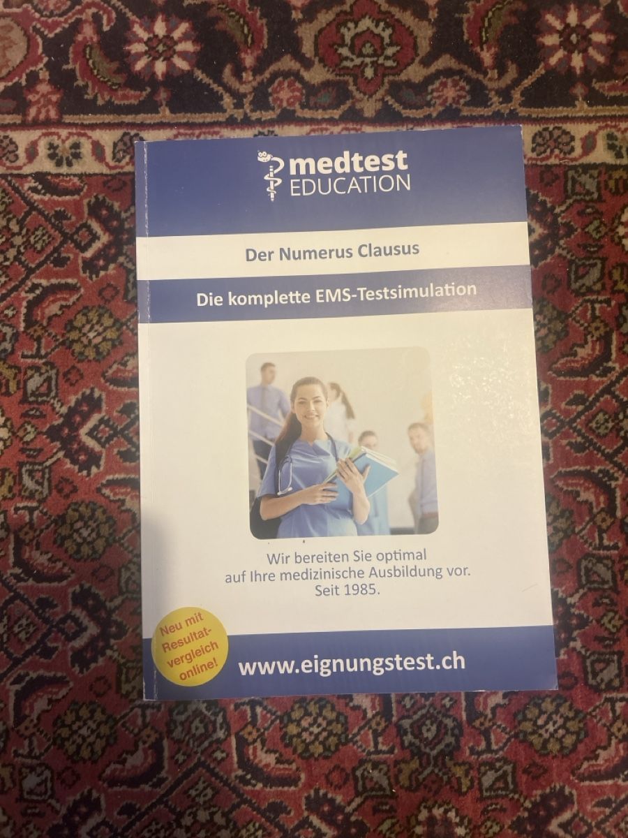 Libri: Medtest EMS Simulation Numerus Clausus, Auflage 2020 – Usato da Erlenbach ZH venduto da miralinn