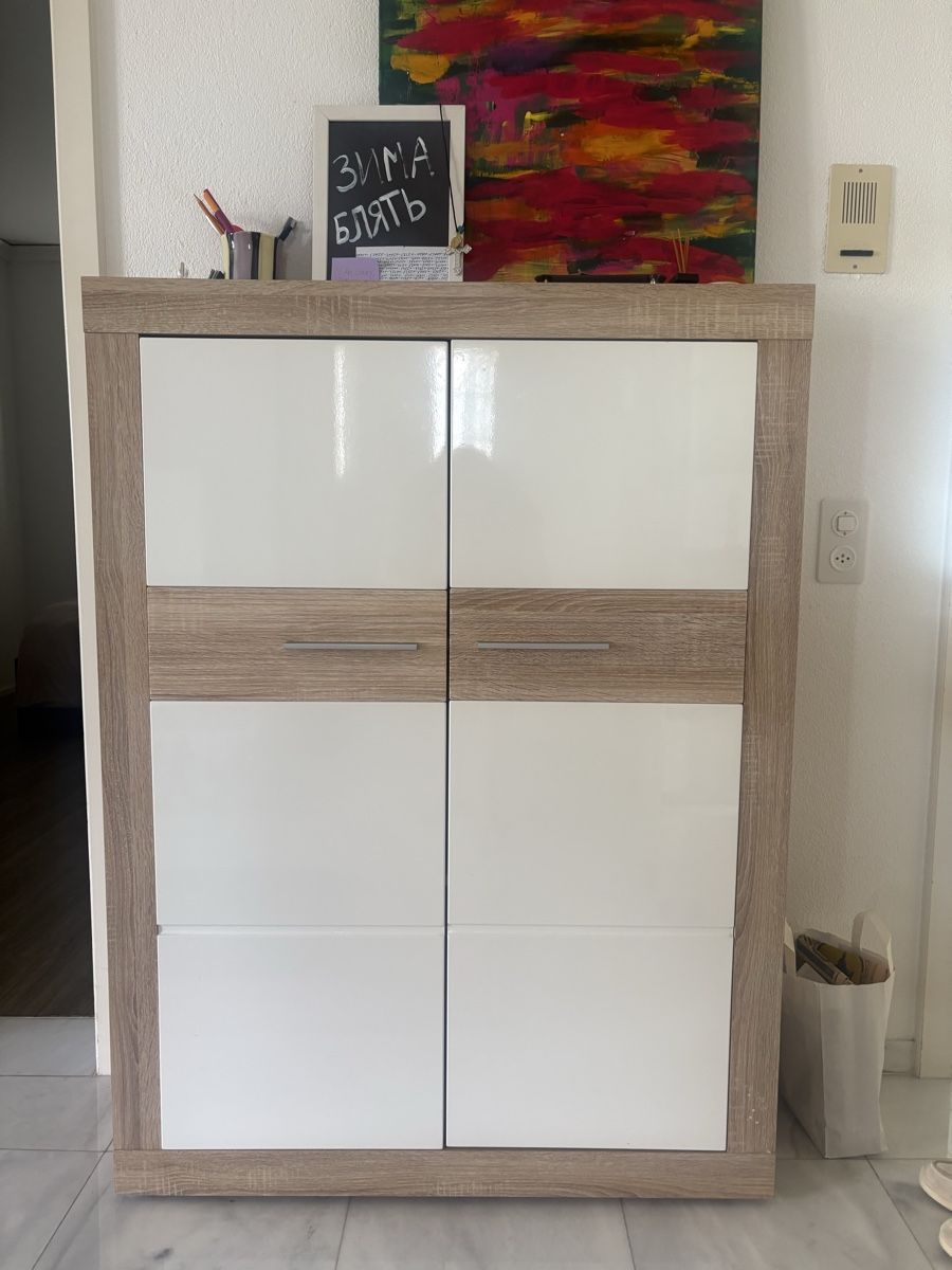 Conforama Vitrinen: Vitrine Kommode braun weiss  – Gebraucht aus Kilchberg ZH von ros_9x58 4