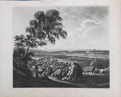 Schinznach Neujahrsblatt 1828 mit Ansicht