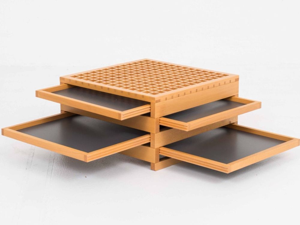 Tetra Tisch von Bernard Vuarnesson für SculpturesJeux Acheter sur