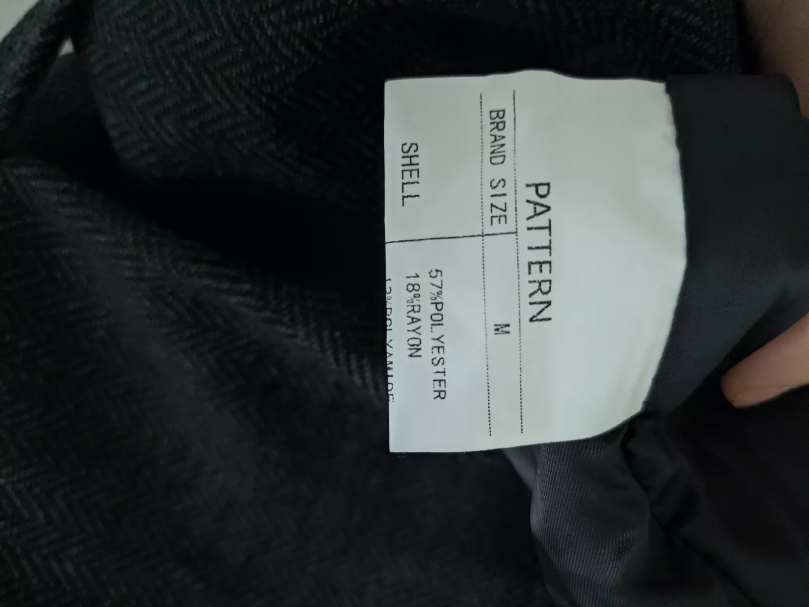 Gilet & Giacche: Herren Weste Pattern Fischgrät grau Grösse M  – Usato da Rorschach venduto da joh_v2y2 3
