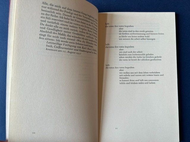 Libri: Kurt Marti, Leichenreden – Usato da Bern venduto da oregonzwei 4