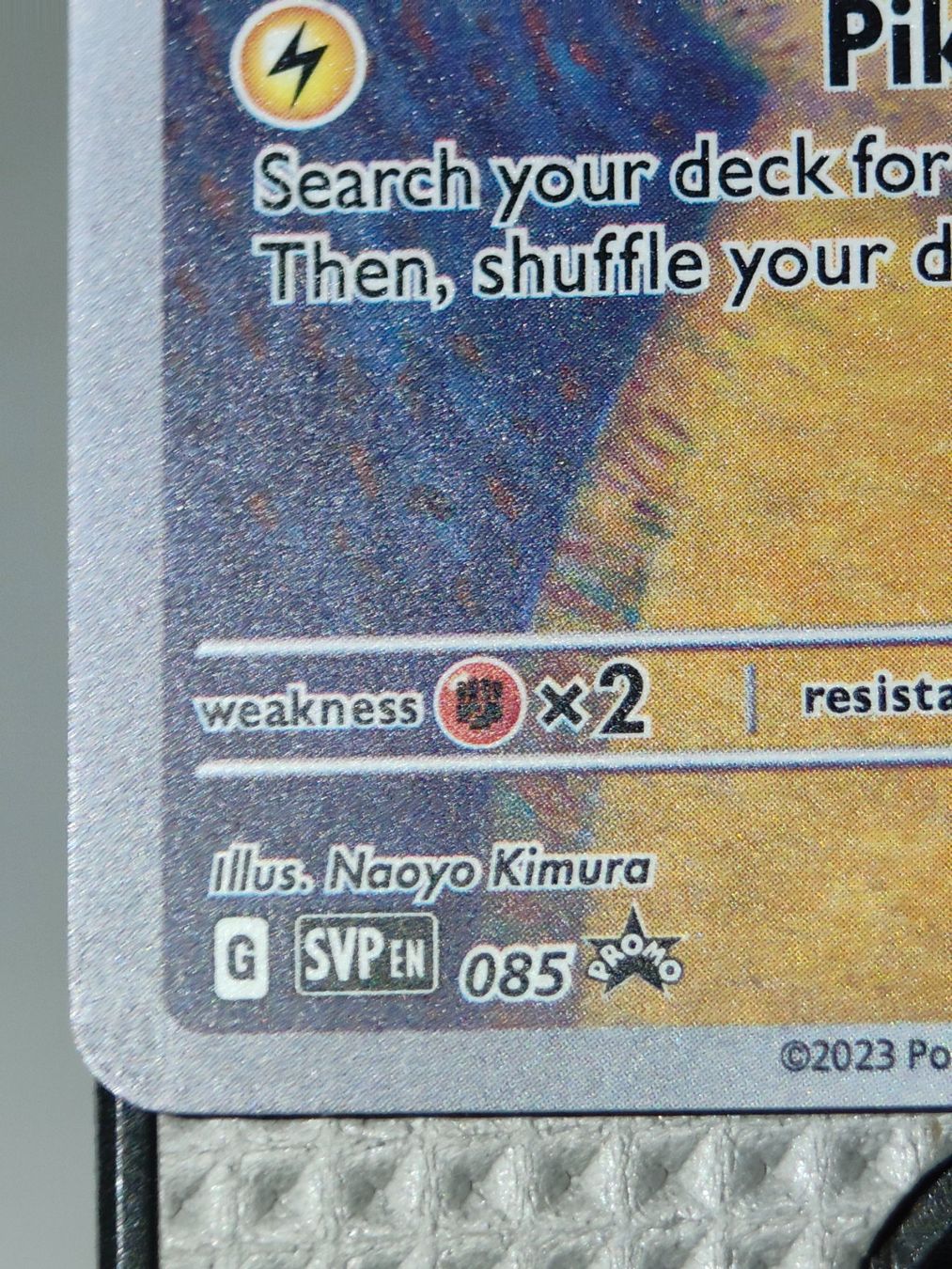 Pokémon Carte collezionabili: Pikachu Grey Felt Hat 085 Promo – Difettoso da Dübendorf venduto da Johannes1993 4