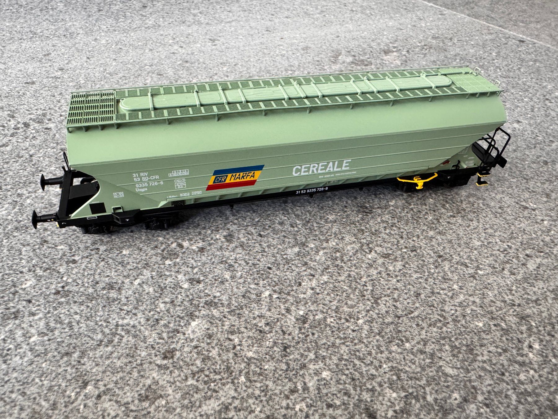 Albert Modell Modellini di ferrovie: Albert-Modell 933022 RO-CFR Uagps Getreidewagen – Usato da Basel venduto da szbdsfrjs 3