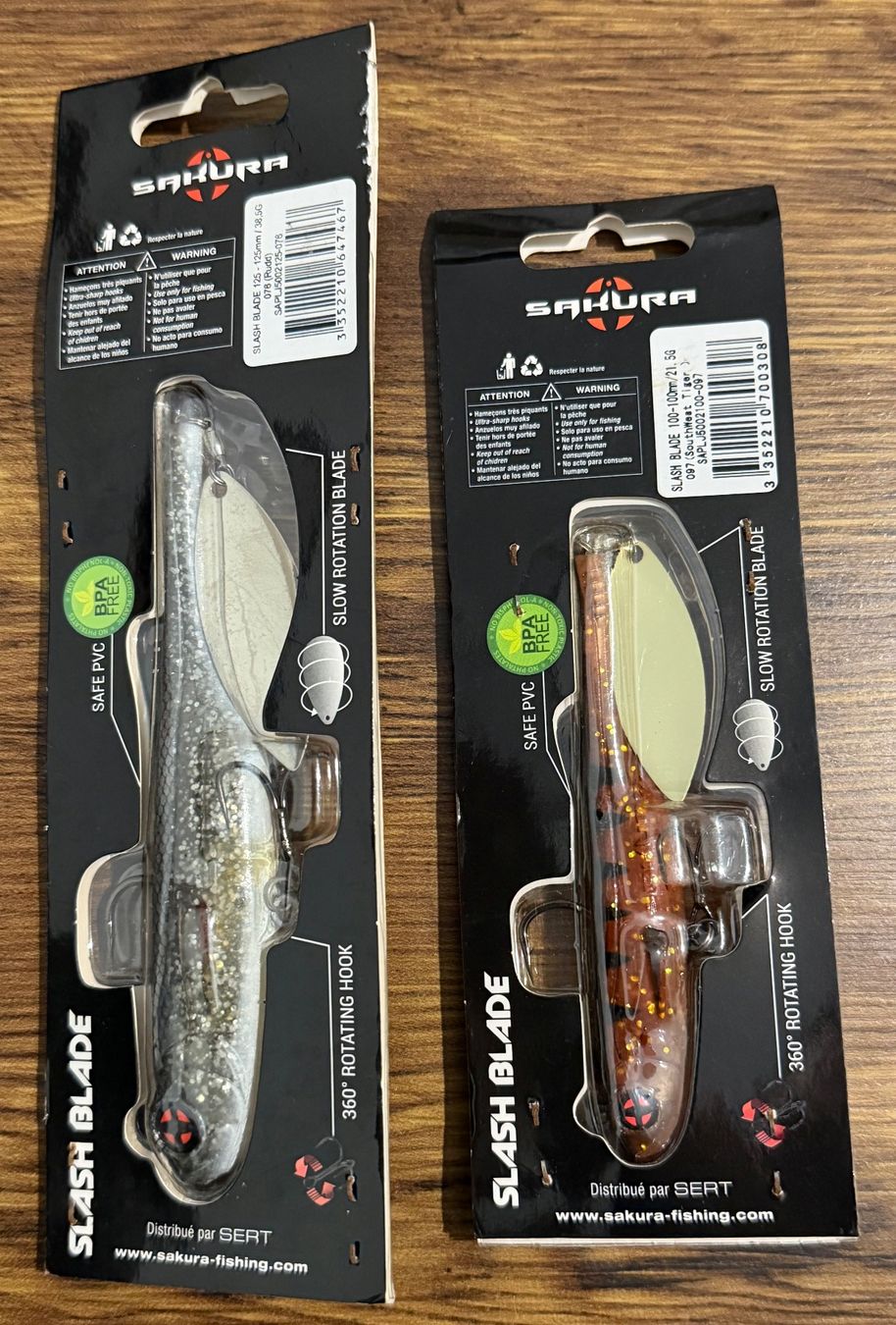 Köder: Sakura Slash Blade 2er Mixset - Set 18 – Neu und originalverpackt aus Widnau von Fishingtackle_Oggy 1
