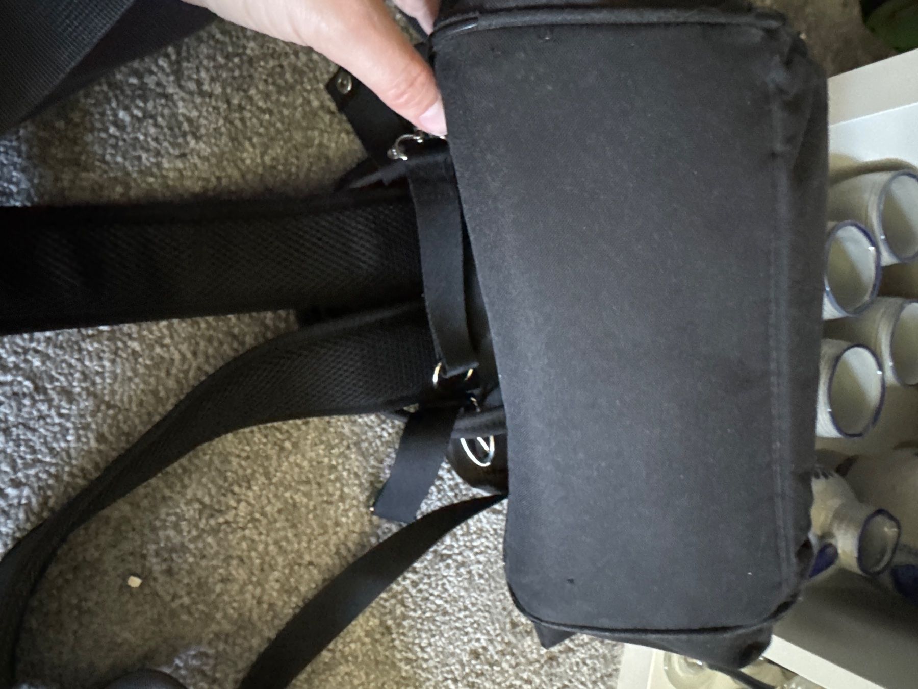 Fillikid Zaini: Fillikid Wickelrucksack / Windelrucksack, schwarz! – Usato da Vilters venduto da tha-tha 5