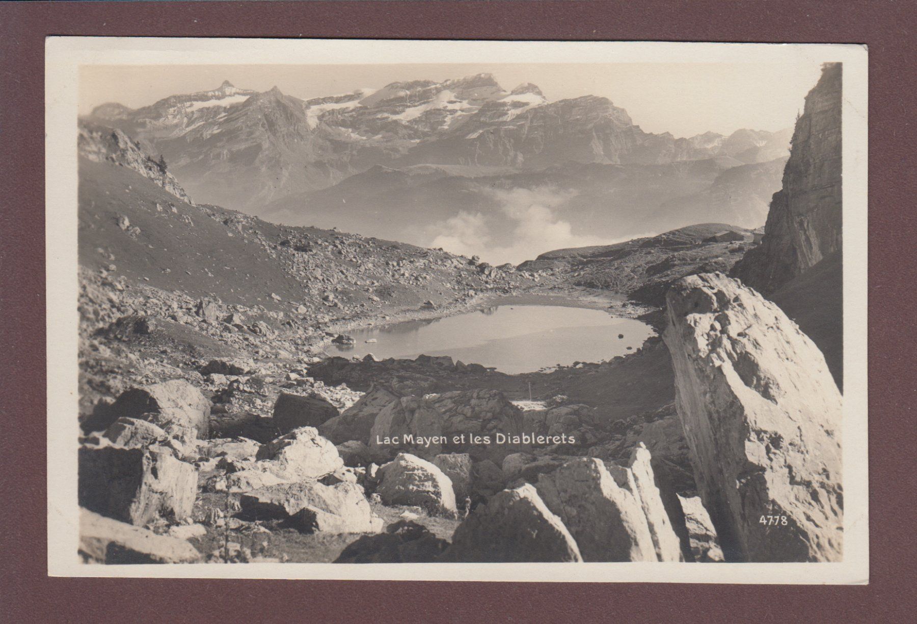 Cartoline postali: LAC MAYEN - Diablerets – Usato da Pully venduto da nicecards