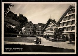 AK Walzenhausen, Partie am Kirchplatz