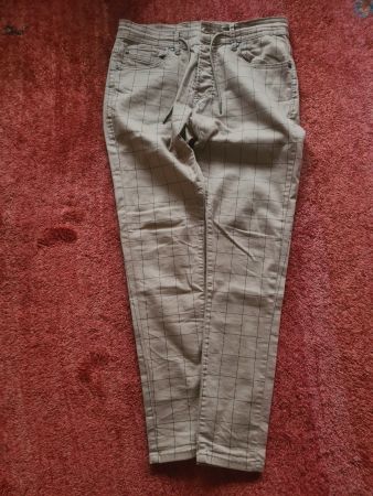 Hose beige PXP kariert mit Kordelzug guter Zustand