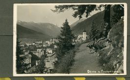  AK sw Davos GR gg Tinzenhorn © Berger, Handabzug ≈ 1923 