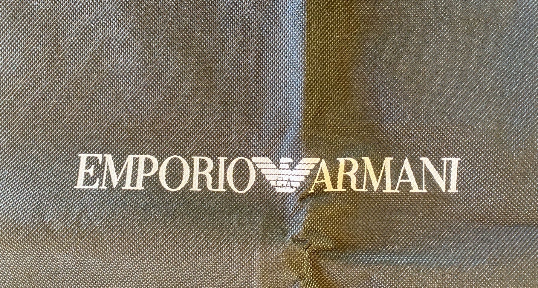 Armani Taschen: Emporio Armani Kleidersack schwarz – Neu und originalverpackt aus Rabius von bri_ca76 2