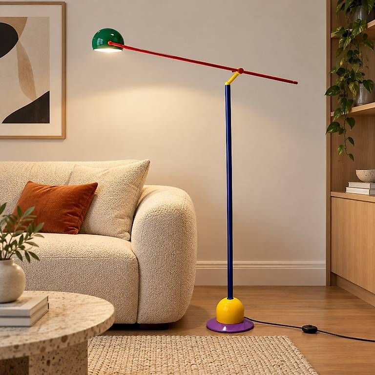Lampade: Bunte Designer-Stehlampe LACRI – Usato da mühlau venduto da MoonCrypto