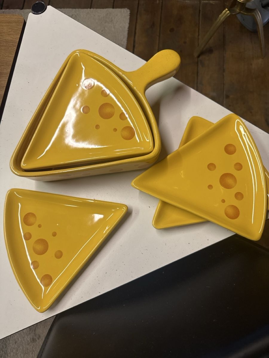 Geschirrsets: Käsefondue Set Keramik  – Gebraucht aus Villmergen von bubblevintage 1