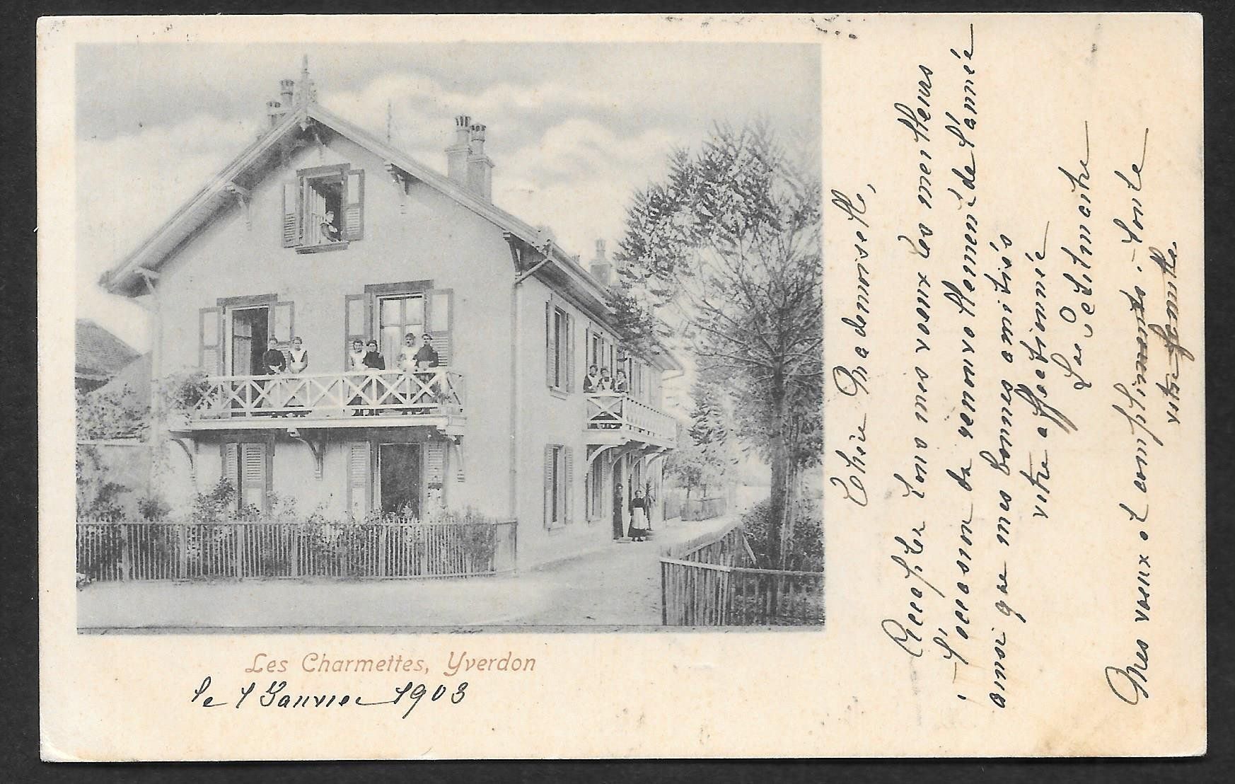 Cartes postales: Yverdon Les Charmettes – D'occasion à Olten par clotaldi