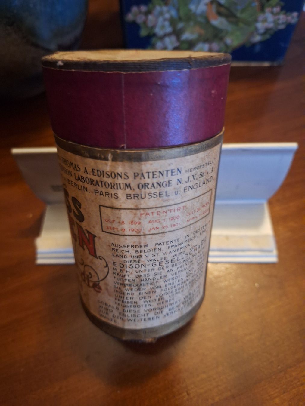Tutte le decorazioni: Edison ancienne boite cylinder phonographe 1900 – Usato da jussy venduto da Mapetitebroc 2