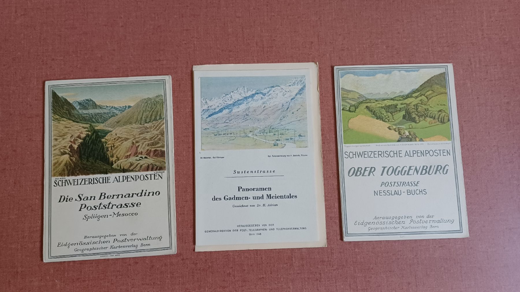 Cartoline: Alte Schweizer Alpenpässe Postkarten – Usato da Steinach venduto da Sommer9000