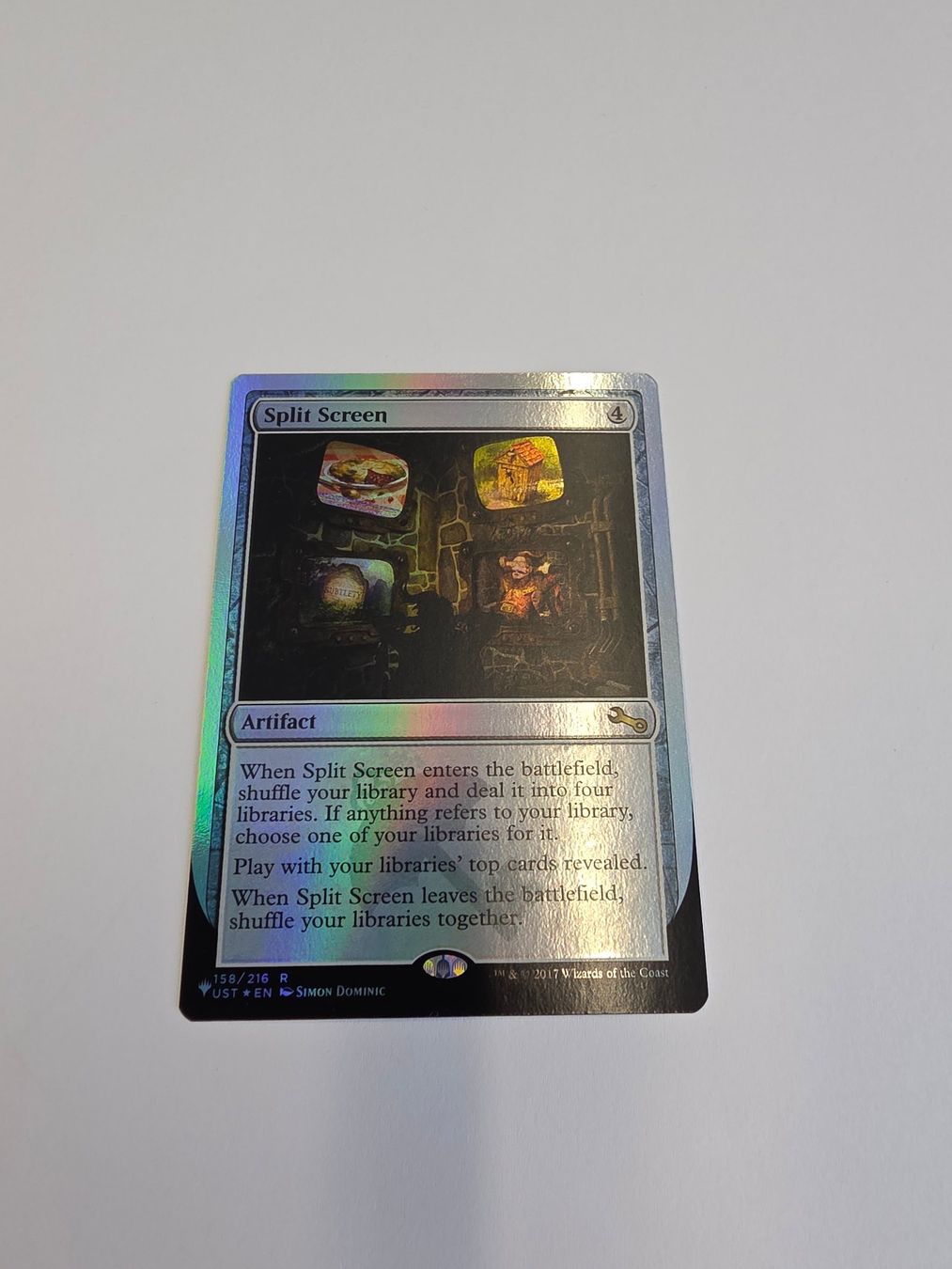 Magic The Gathering Carte collezionabili: MTG -Unstable (UST)- Karte: Split Sreen - SILBERRAND FOIL – Nuovo (secondo la descrizione) da Mörigen venduto da Gadgeteer 2