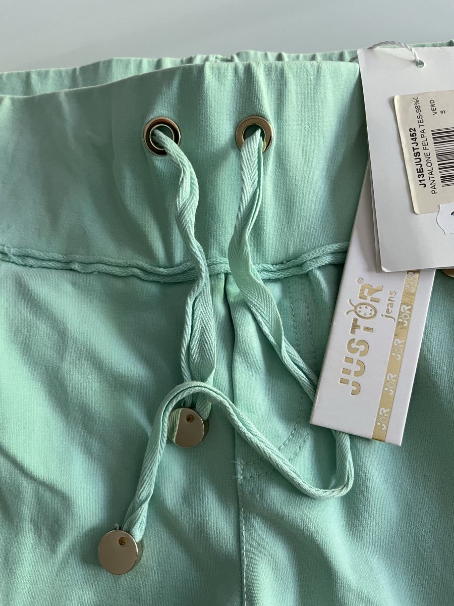 Pantaloni: JUSTOR Hose mint Grösse S neu mit Etikette – Nuovo e nell'imballaggio originale da Füllinsdorf venduto da Bambu2007 3