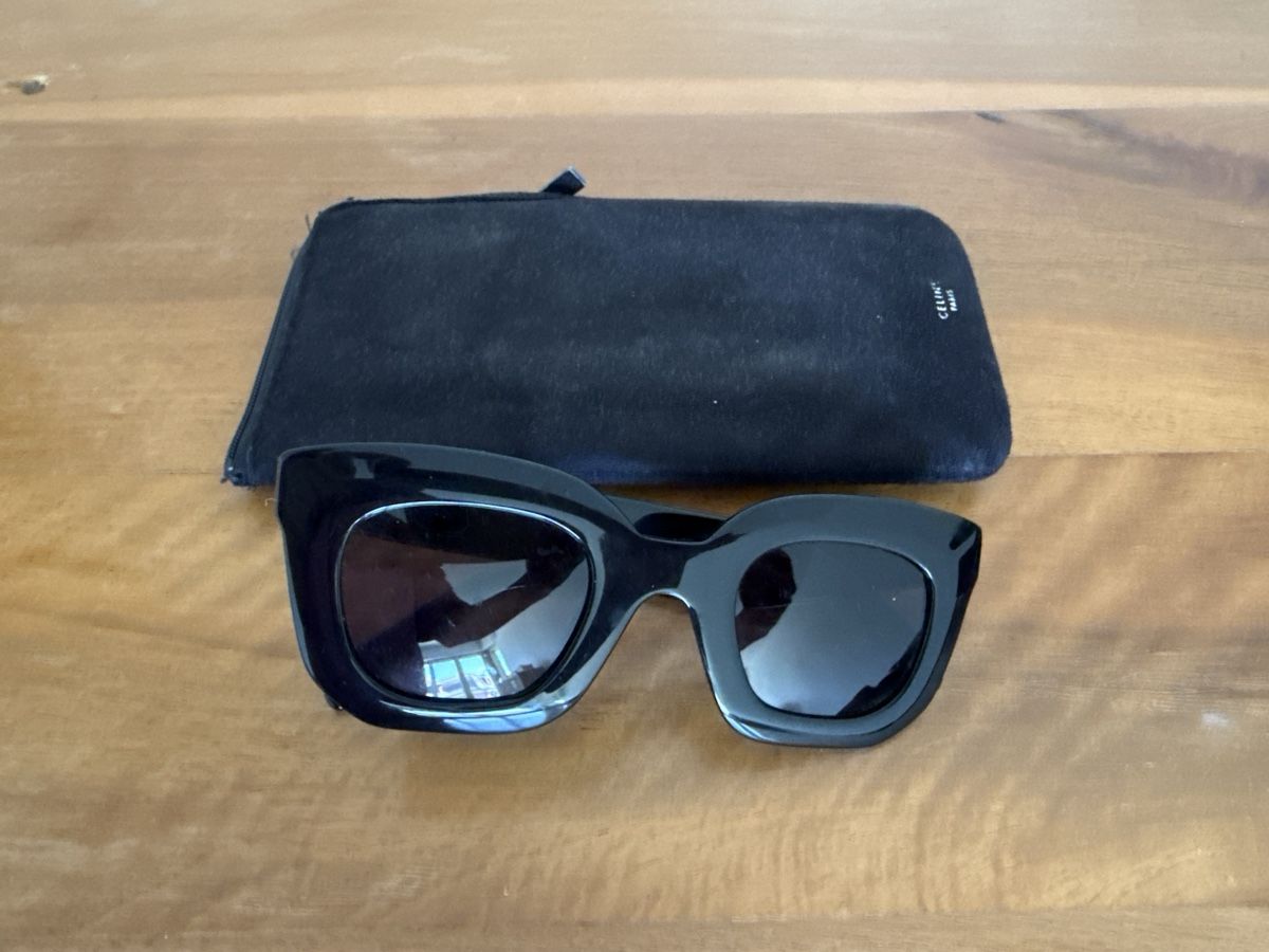 Celine Brillen & Gläser: Original Old Céline Sonnenbrille in Schwarz – Gebraucht aus Zürich von sasast 1