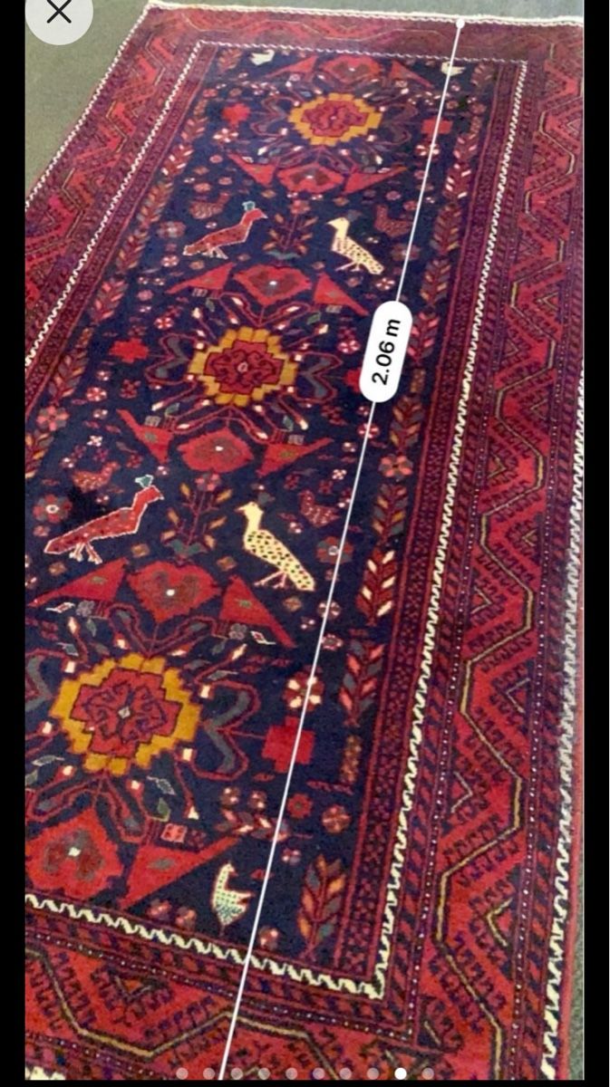 Tapis: Persian rug Rug 2.06m x 1.08m Bird Pattern – D'occasion à Zürich par Dan_k 1
