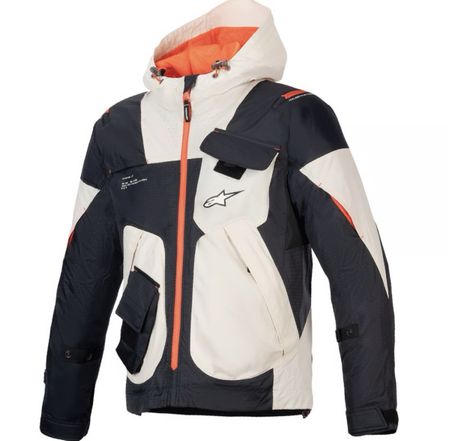 Alpinestars Mogress Air Schwarz/Beige/Orange Motorradjacke
