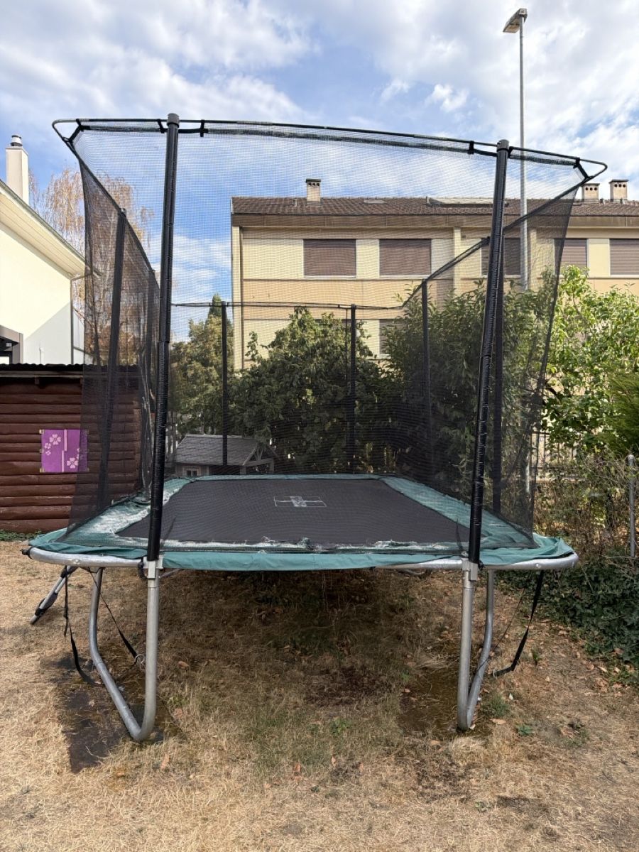 Decathlon Trampolini: Trampoline rectangulaire avec filet de protection – Usato da Biel/Bienne venduto da Niklasson 1