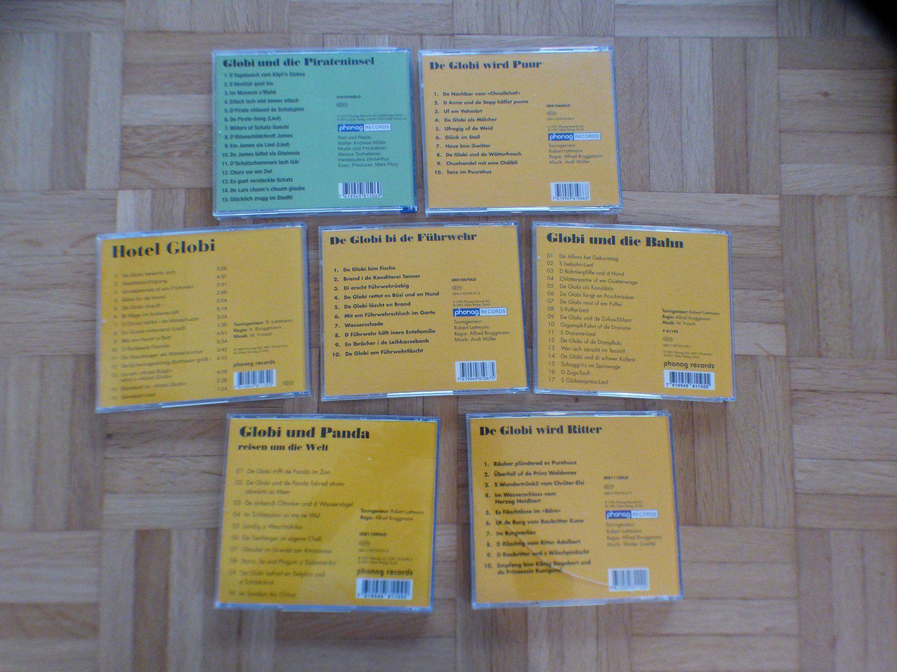 CD: 7 Globi CDs – Usato da Münchenbuchsee venduto da enzian59 1