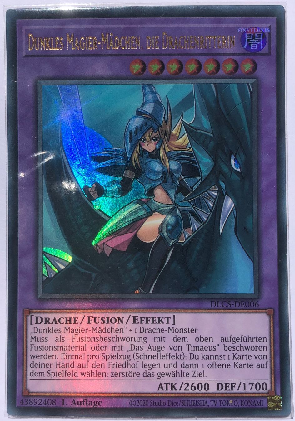 Yugioh Sammelbilder & Trading cards: YuGiOh Dunkles Magier Mädchen die Drachenritterin | UR – Neu (gemäss Beschreibung) aus Altstätten SG von ChangeMaker