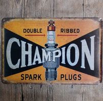 Champion Blechschild 20 x 30 cm. Kostenfreie Zustellung!