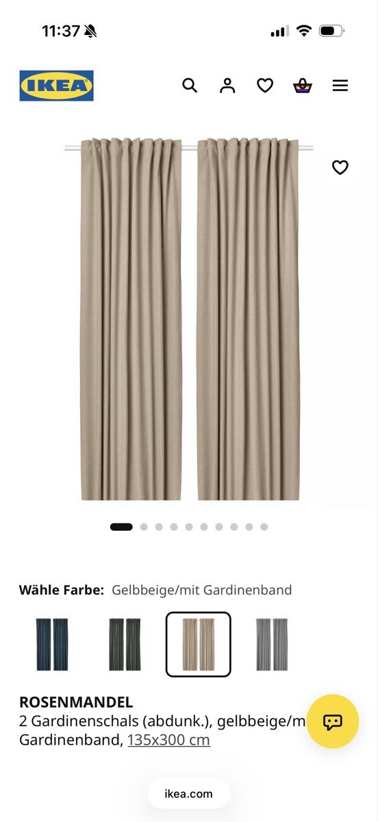 Vorhänge: Verdunklungsvorhänge Ikea – Neu (gemäss Beschreibung) aus Rickenbach SZ von mar_np8d