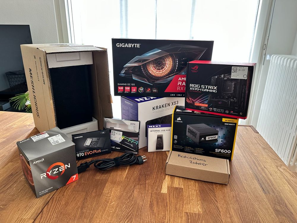 High End Gaming PC (Ryzen 7, RX 6700 XT, 3TB, 32GB) | Kaufen auf Ricardo