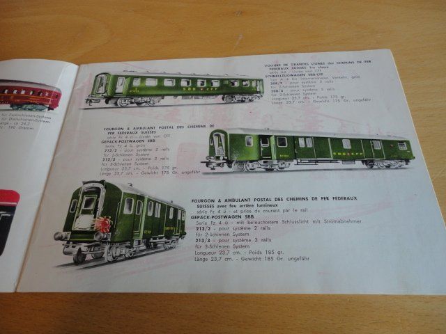 Pocher Modellini di ferrovie: Pocher Katalog 1962/63 – Usato da Wittenwil venduto da trixmartin 5